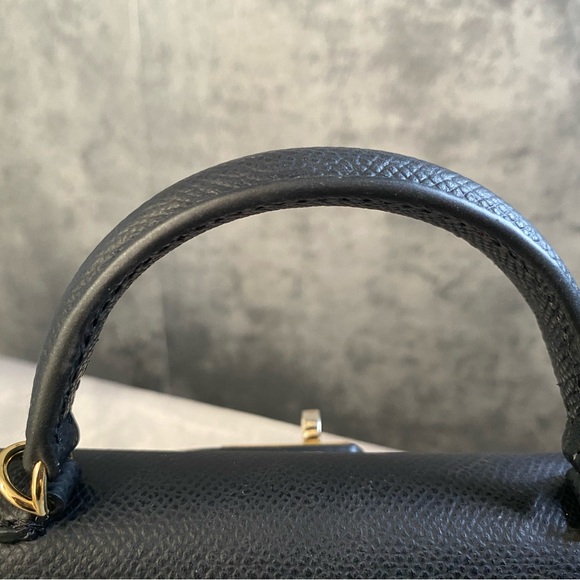 Hermès Mini Kelly (20cm) in black Epsom leather - Picture 14 of 16